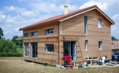 Casa din lemn Montcet, Franta 2010