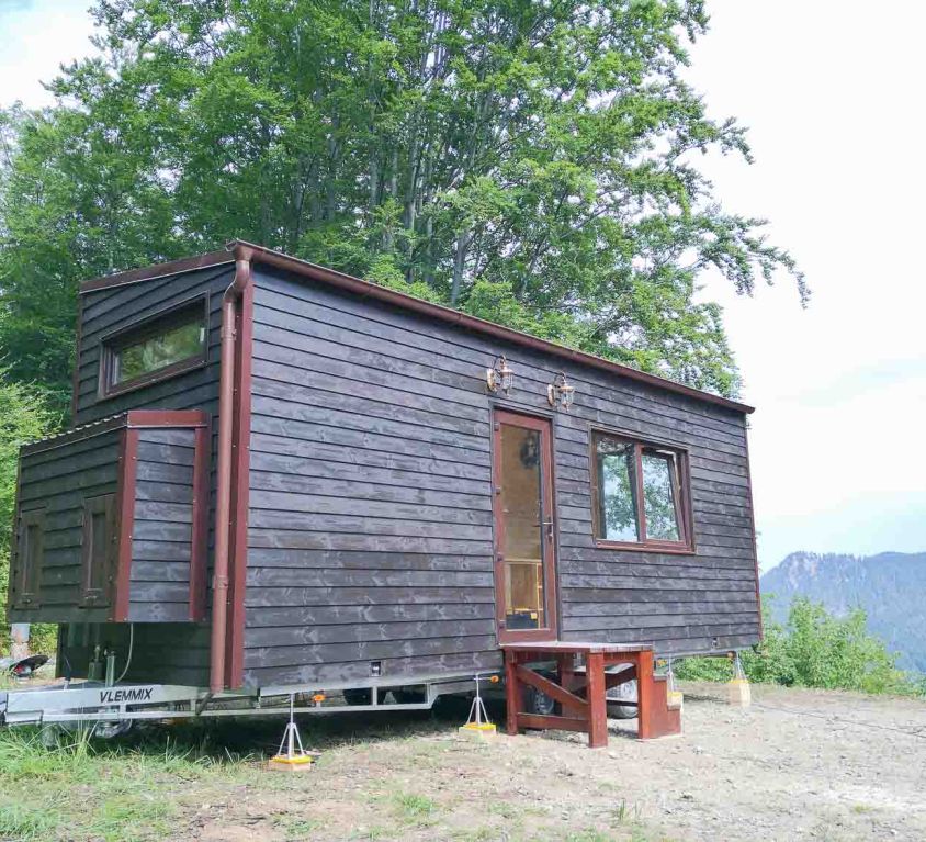 Tiny house casuta mobila pe roti Austria 2019